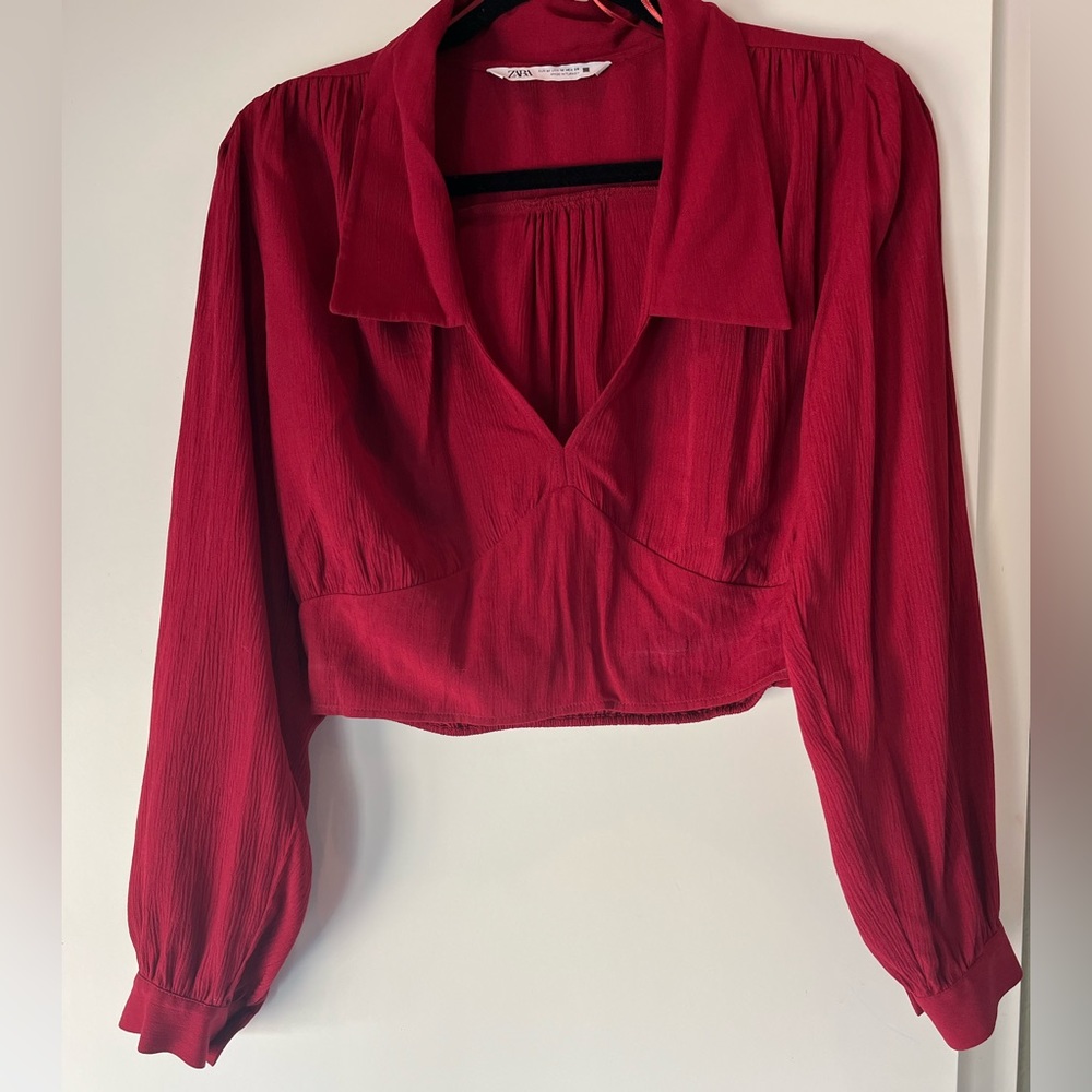 Zara Collared Blouse